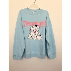 Disneyland Resort Dalmations Crewneck Sweatshirt Light Blue Disney Women's 1X